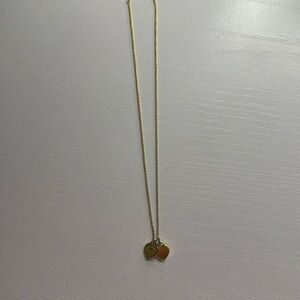 tiffany and co double heart necklace